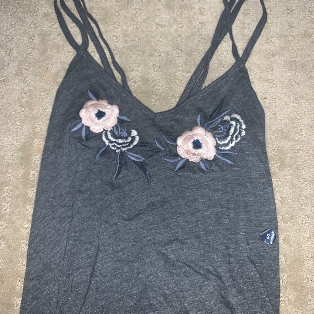 Grey Abercrombie and Fitch tank top